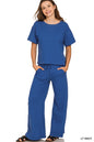 Zenana Cotton Slub Pants