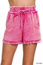 🌿 Tencel Mineral Washed Drawstring Shorts