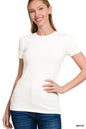 Basic Cotton Crew Neck Short Sleeve Tee zenana