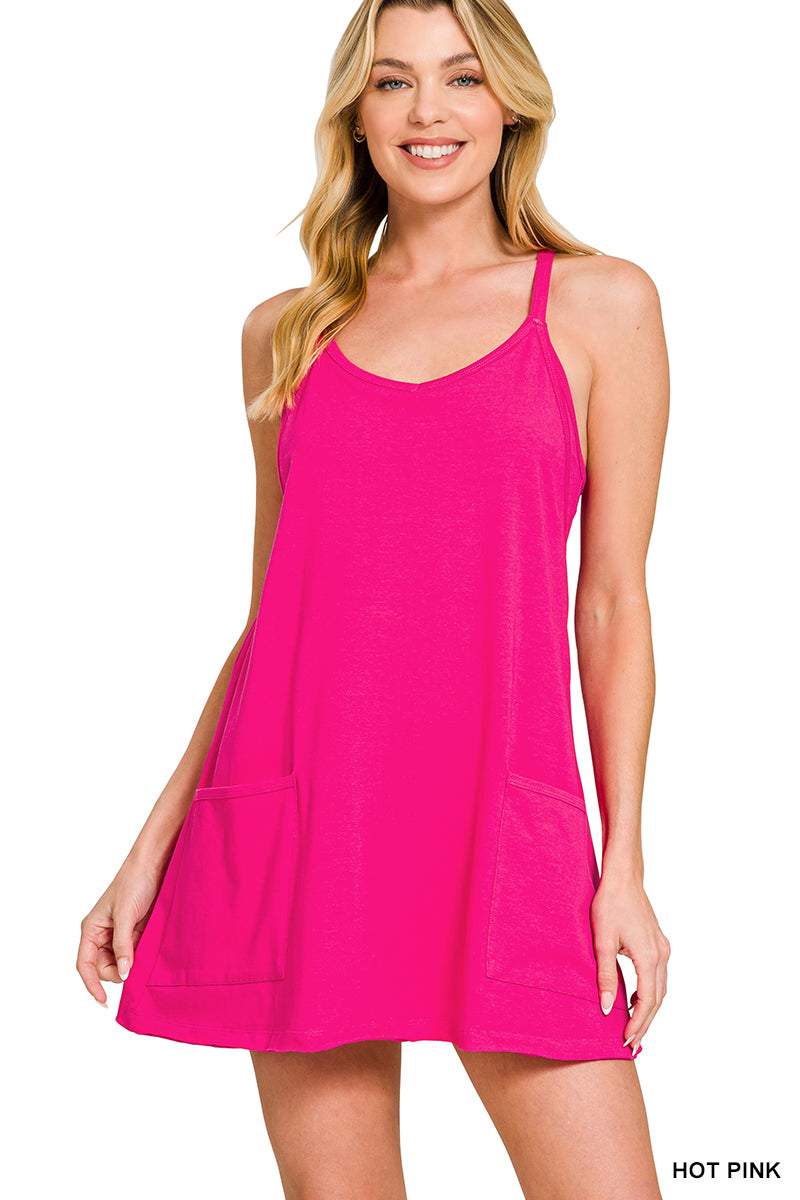 Mini Dress with built in romper liner