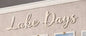Lake Days Cutout 5"x24" wide - light cream