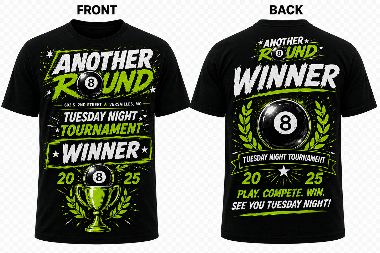 Randa - Another Round - Full Front & Full back Shirt