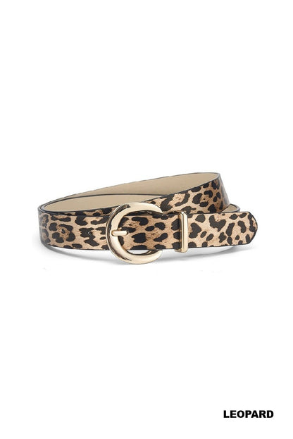 Zenana Gold Pin Buckle Fashion Belt U-436