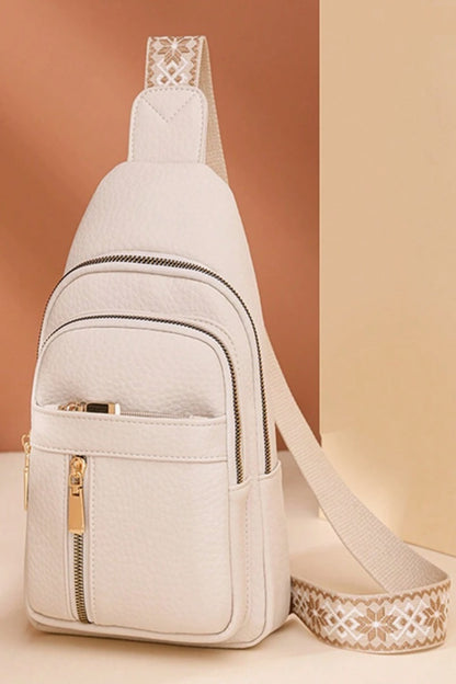 Vegan Crossbody Sling Chest Pack Bag