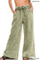 Acid Wash Fleece Palazzo Sweatpants with Pockets Zenana Wide Leg