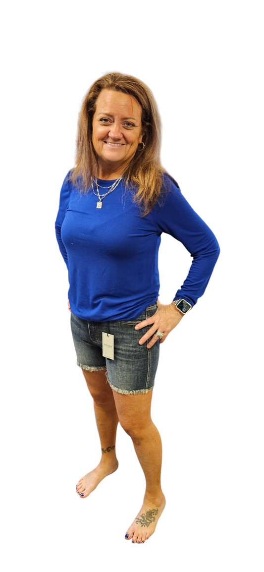 150328 HW Tummy Control Frey Hem Shield Shorts