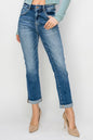 High Rise Straight Jeans Risen