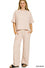 Zenana Raised Rib Pants 8608