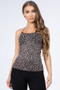 Women's Seamless Leopard Cami Top One size