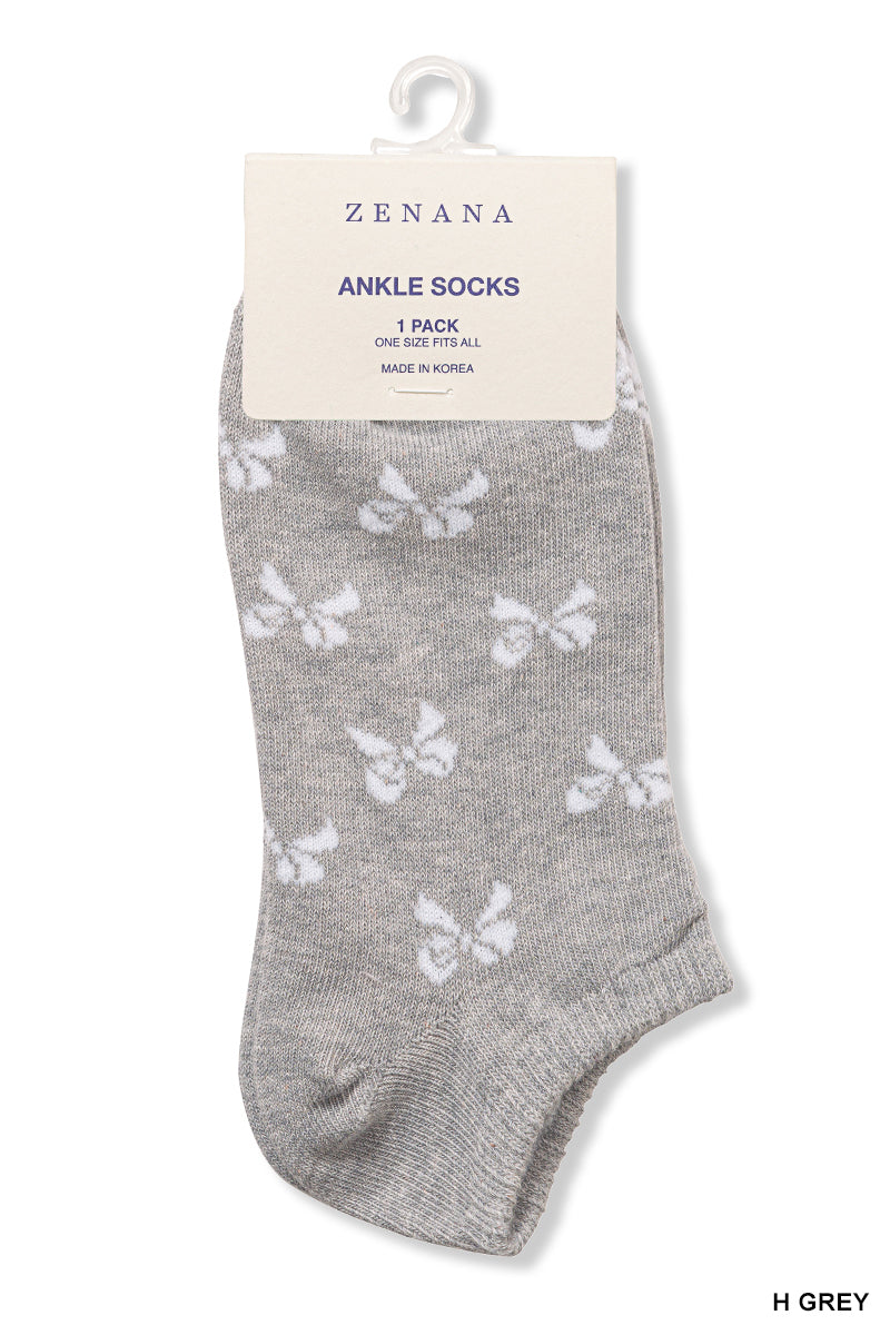 Ribbon Printed Socks