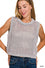 Zenana Fishnet Sweater Vest