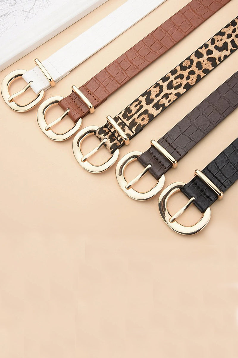 Zenana Gold Pin Buckle Fashion Belt U-436