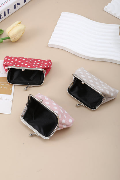 Zenana Polka Dot Kiss Lock Coin Purse UA-219