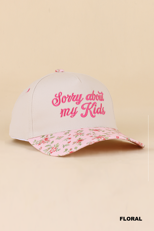 Zenana "Sorry About My Kids" Two-Tone Snapback Hat ua-787