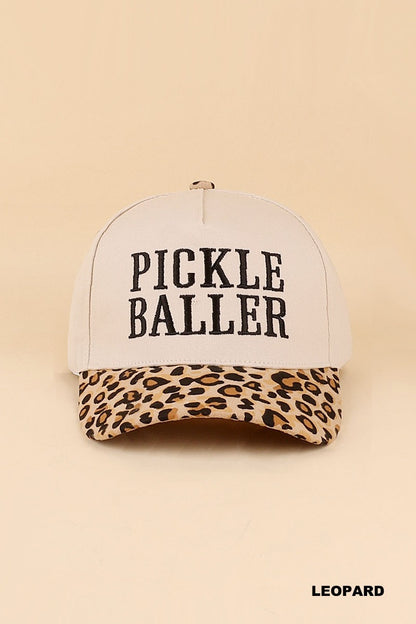 Zenana "Pickle Baller" Two-Tone Snapback Hat UA-796