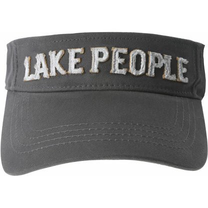 Lake People - Dark Gray Adjustable Visor Hat
