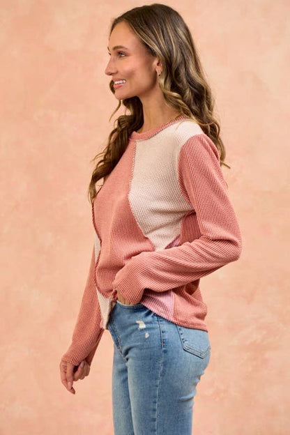 LMT4804-Bold and basic cut ou rib top