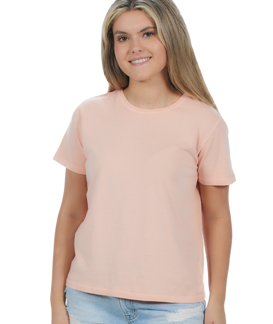 Ladies Jersey Crew Neck Cu-Tee