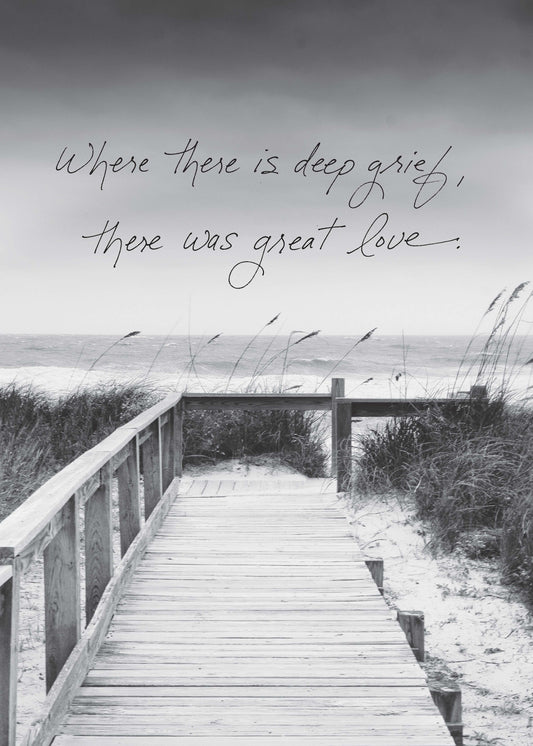 583s: Where There Is Deep Grief, There Was Great Love.