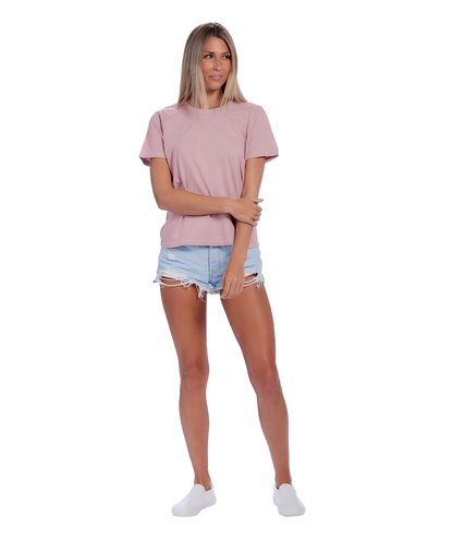 Ladies Jersey Crew Neck Cu-Tee