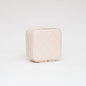 TG10707 Quilted Zip Around Square Jewelry Box
