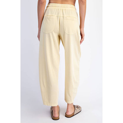 Mineral Washed Cotton Barrel Pant P6455