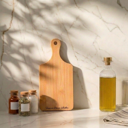 BAMBOO WOOD CUTTING AND CHARCUTERIE BOARD