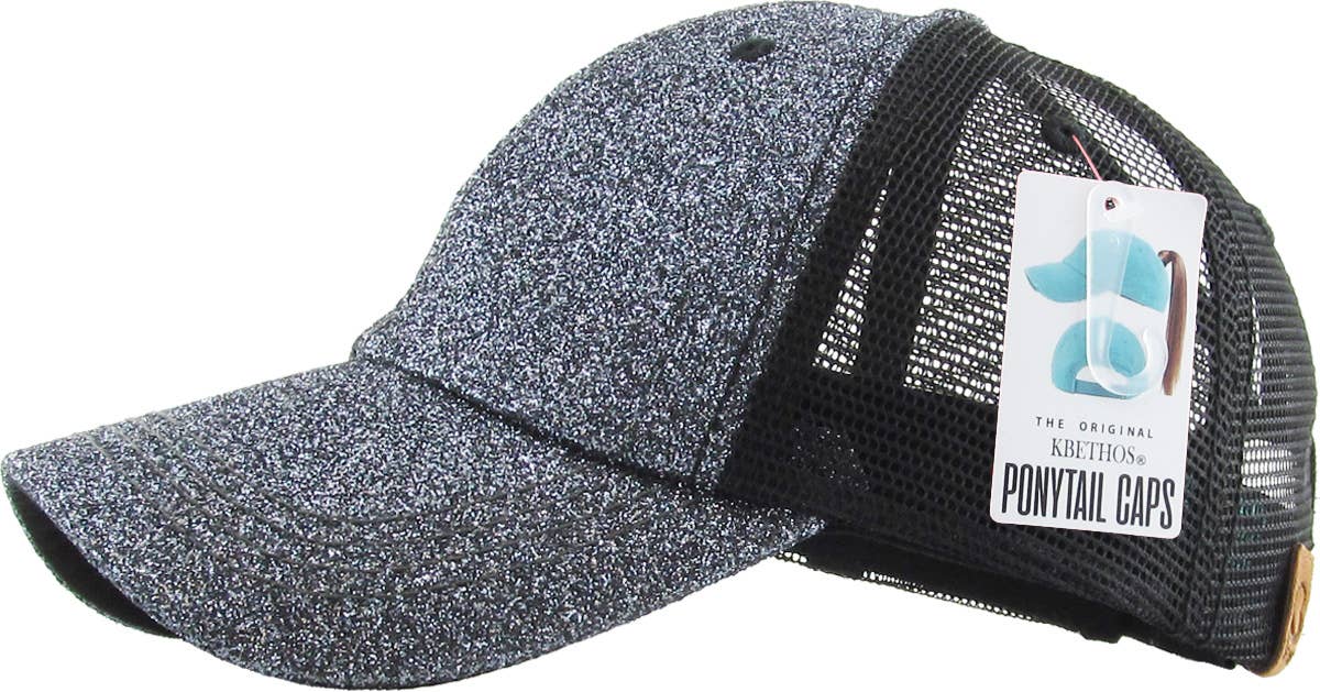 Glitter Meshback Baseball Cap
