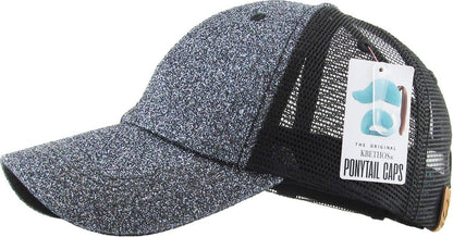 Glitter Meshback Baseball Cap