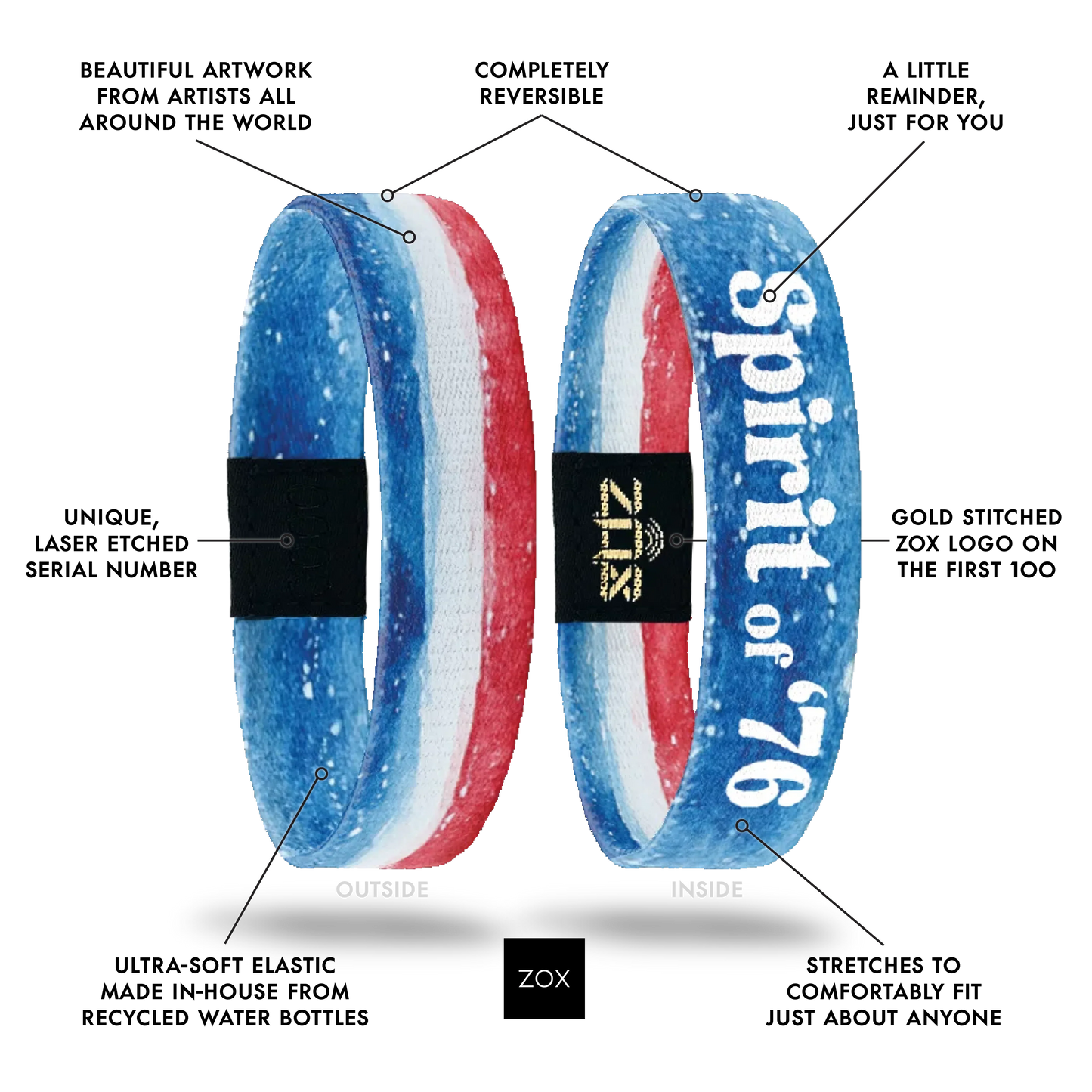 Spirit of '76 Bracelet - America 250th