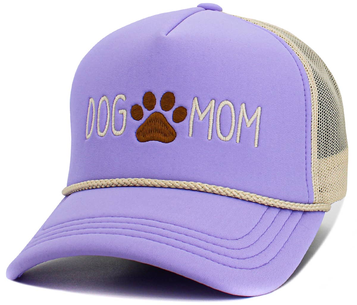 Dog Mom Foam Trucker Mesh Cap