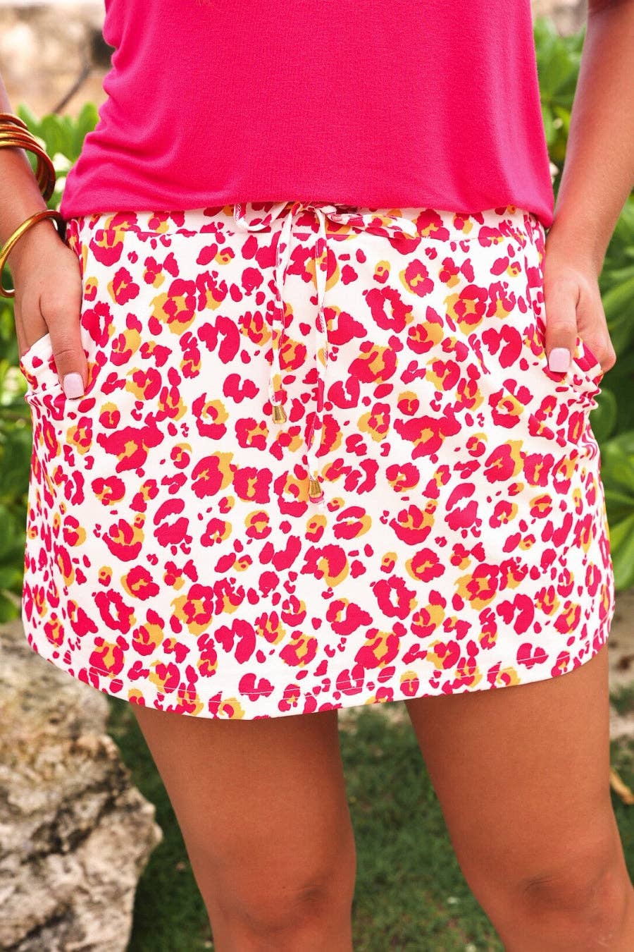 Wild Crush Leopard Skort