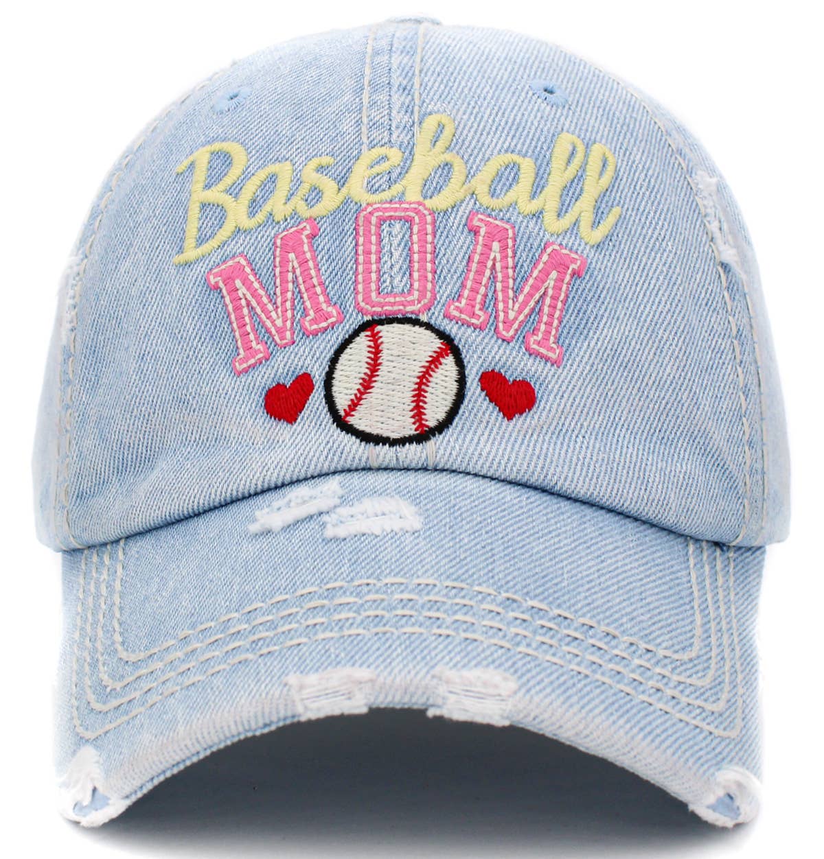 Baseball Mom Washed Vintage Ballcap