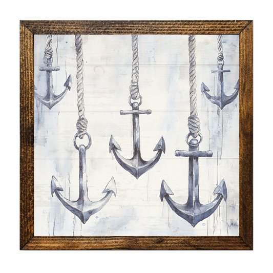 ARTISTIC SERIES TIMBERLAND- BLUE HANGING ANCHORS