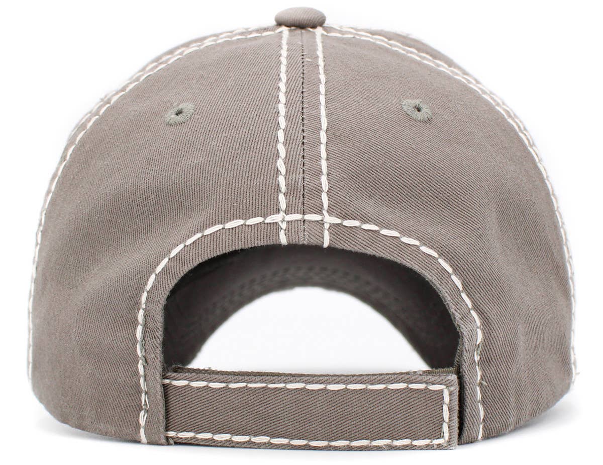 Peace Love Dogs Vintage Ballcap