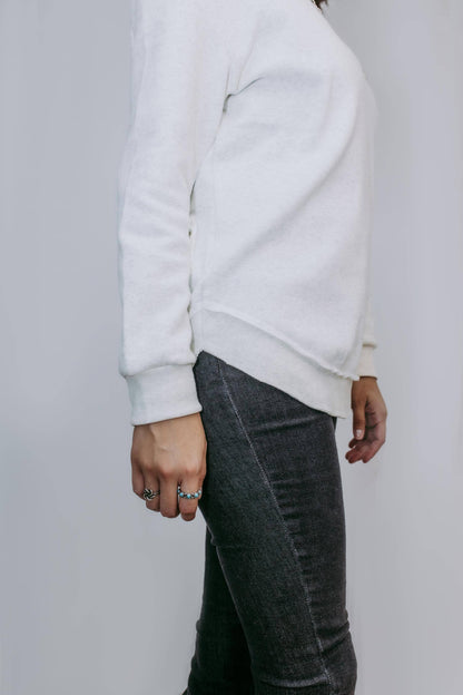 MK159 Acid Washed Sweatshirt - Heather Grey