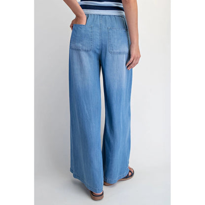 Cotierra Lyocell Drawstring Wide Leg Pants – Style CP6067
