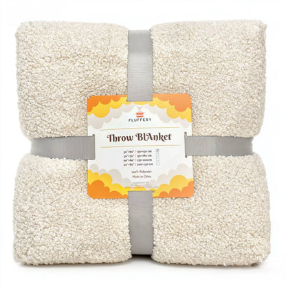 Stripe Fleece Throw – Ultra Plush Ribbed Blanket with 1.6" Wide Channel Texture