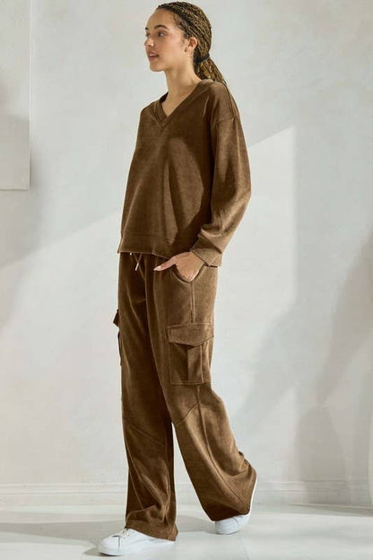 Women's Corduroy Cargo Pant
