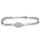 NFL Kansas City Chiefs Chain Link Logo Bracelet