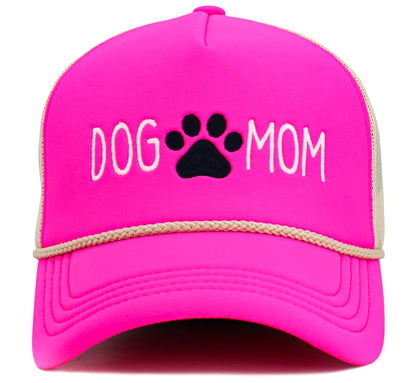 Dog Mom Foam Trucker Mesh Cap