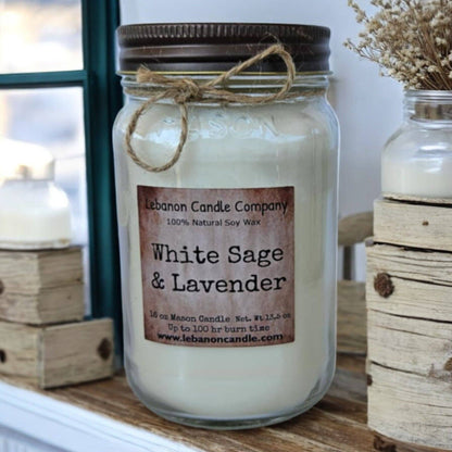 White Sage & Lavender Candle