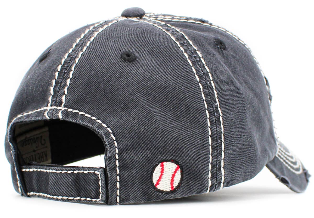 Baseball Mom Washed Vintage Ballcap