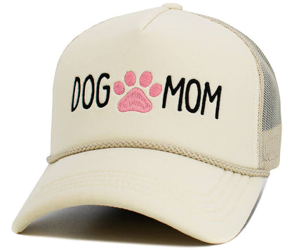 Dog Mom Foam Trucker Mesh Cap