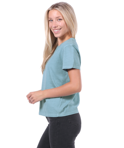 Ladies Jersey Crew Neck Cu-Tee