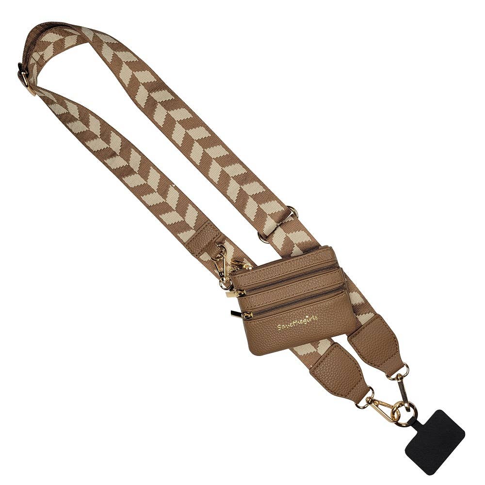 Clip & Go Crossbody Strap w/Zippered Pouch