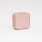 TG10707 Quilted Zip Around Square Jewelry Box