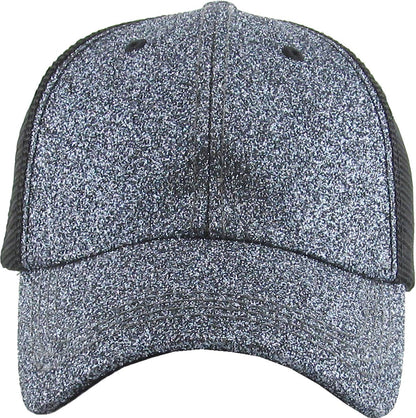 Glitter Meshback Baseball Cap