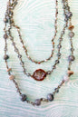 Florence Short Necklace -Grey