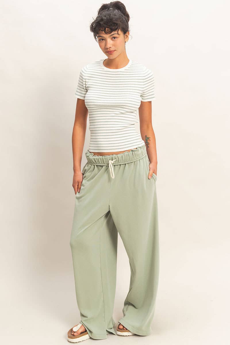 Hyfve DZ26A684 Wide Leg Sweatpants